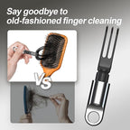 Boar Bristles Hair Brush for Women and Men, Detangling Hair Brush for Smoothing Massage Add Shine, Nylon&Boar Bristles Detangler brush for Hair Healthy (CleanerTool-White)