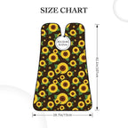 Beard Trimming Catcher Apron, Waterproof Non-Stick Grooming Bib for Shaving, Ideal for Men Dad Father’s Day, Vintage Flowers Sunflowers Shave Bib