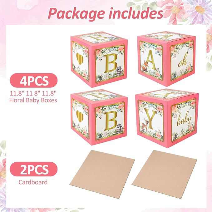 Baby Boxes with Letters for Baby Shower - Image 5