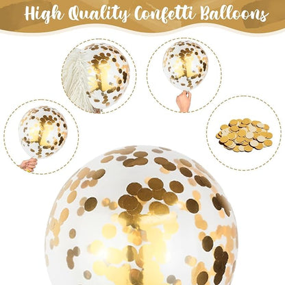 Metallic Gold Balloons Set - Image 7