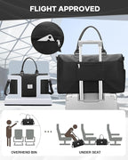 Gym Bag Womens,Travel Duffel Carry on Bag Sport Tote Bag Weekend Overnight Bag