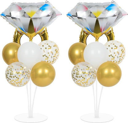 Engagement Party Balloons Stand Kit 2 Sets by Naozinebi