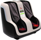 Human Touch Reflex SOL Foot & Calf Massager w/Heat - Plantar Fasciitis Relief + Circulation + Shiatsu Deep Kneading + Vibrating for Stress + Compression - Adjustable for Women and Men up to Size 12