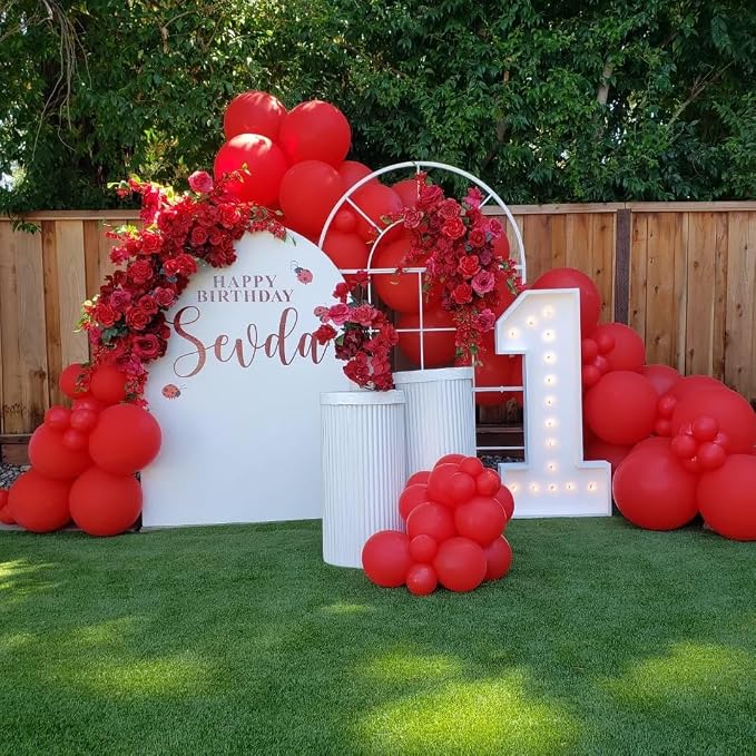 Red Latex Balloons, Graduation, Baby Shower, Valentines, Wedding Party - Image 5