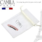Camila Paris CP3454 French Hair Barrette Clip for Girls Pink, Rubberized Metal Clasp Strong Hold Grip Hair Clips for Women, No Slip Durable and Styling Girls Hair Accessories, Made in France