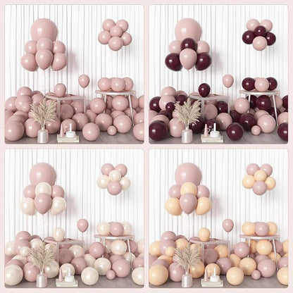 Amandir 153pcs Dusty Pink Balloons Arch Garland Kit Different Sizes | 18 12 10 - Image 4