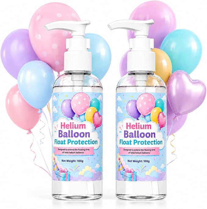 200ml High Float for Balloons, Helium Fluid Extends Float Time | Effective by GDDP