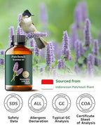 Pure Patchouli Essential Oil for Outdoor Shield, Natural Protective Blends, Earthy Aroma for Reed Diffuser, Room Spray, Hair, Skin Care, Candle, Soap Making, Mumianhua 3.38 Fl Oz