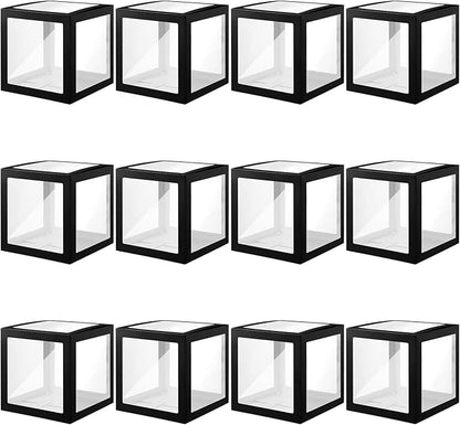 Thyle 12 Pcs Transparent Balloon Boxes Clear Balloon Boxes by Thyle