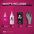 Splat Pink Fetish Semi Permanent Hair Dye Kit with Bleach, 1 Application, Includes Pink Hair Dye, Oxide & Bleach Powder, Vegan & Cruelty Free Hair Color