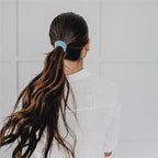 GIMME Bands Thick Fit Hair Ties | No Break Microfiber Thick Hair Elastics | Firm Yet Gentle Hold with No Snagging, Dents, or Breakage | Black Onyx