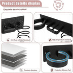 Hair Dryer Holder Wall Mounted 3in1 Hair Tool Organizer Blow Dryer Holder Bathroom Care Styling For Flat Iron,Curling Iron Matte Black