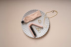 Uffy MiniPop Travel Hair Brush – Mini Folding Boar Bristles for Women, Men & Kids | Kid-Friendly Portable Purse Brush for Wet & Dry Hair, Curly or Straight | Pocket-Size Detangler – Ballet Pink