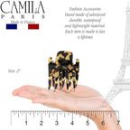 Camila Paris CP3475 French Hair Clip for Women, Hand-Made Hair Side Clips, 2 Inch Girls Hair Claw Clips Jaw Fashion Durable Styling Hair Accessories for Women, Strong Hold No Slip Grip, Made in France