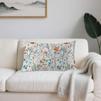 Satin Pillowcase 1 Pack-Watercolor Flowers Small Floral Silky Pillow Cover for Hair and Skin,Standard Size 20x26 Inch Soft Cooling Printed Pillow Cases with Hidden Zipper,Gifts for Women Men