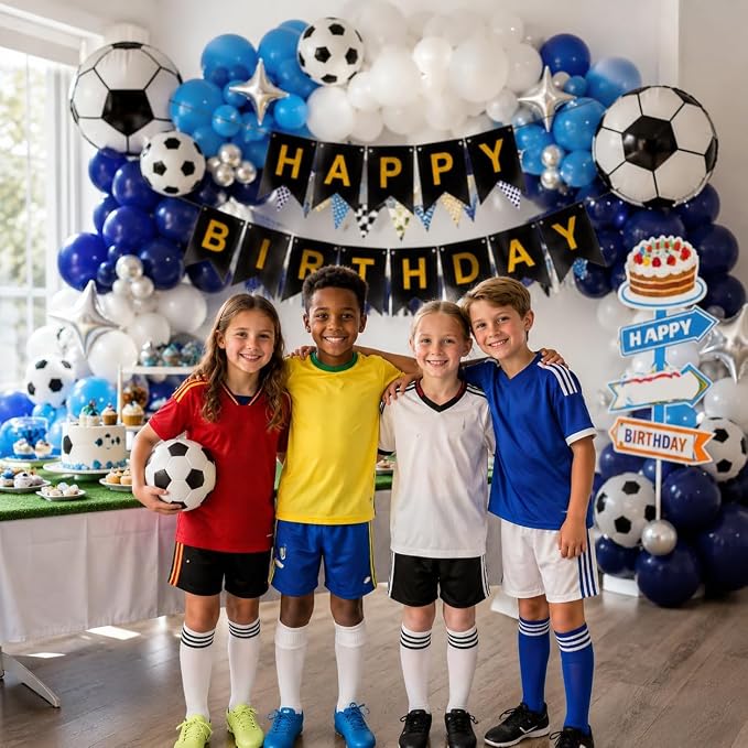 Soccer Balloon Garland Arch Kit - Image 3