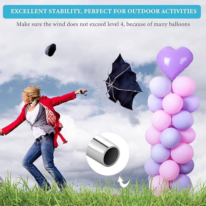 2 Set Balloon Column Stand Kit for Floor - Image 4