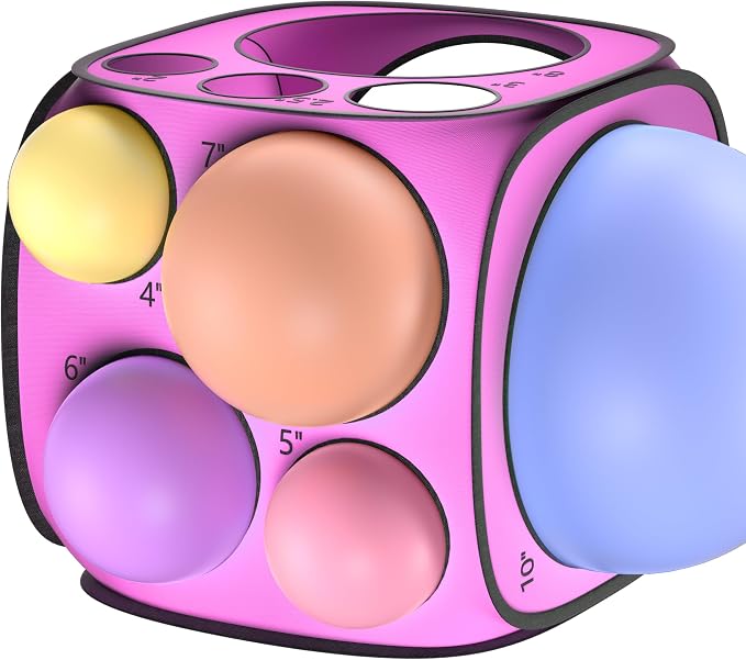 13 Sizes Balloon Szier Cube Box, Collapsible Measurement Tool No Assembly - Image 2