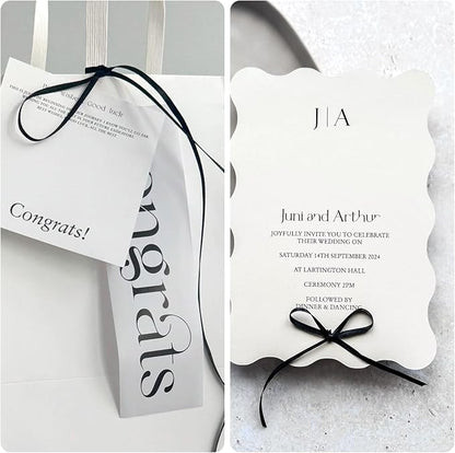 KINGLAKE Black Satin Ribbon - Image 7