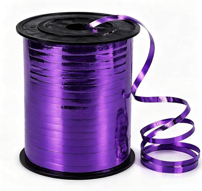500 Yards Curling Ribbon, 1/5 Inch Shiny Purple Ribbon, Balloon String by YCDMLJC