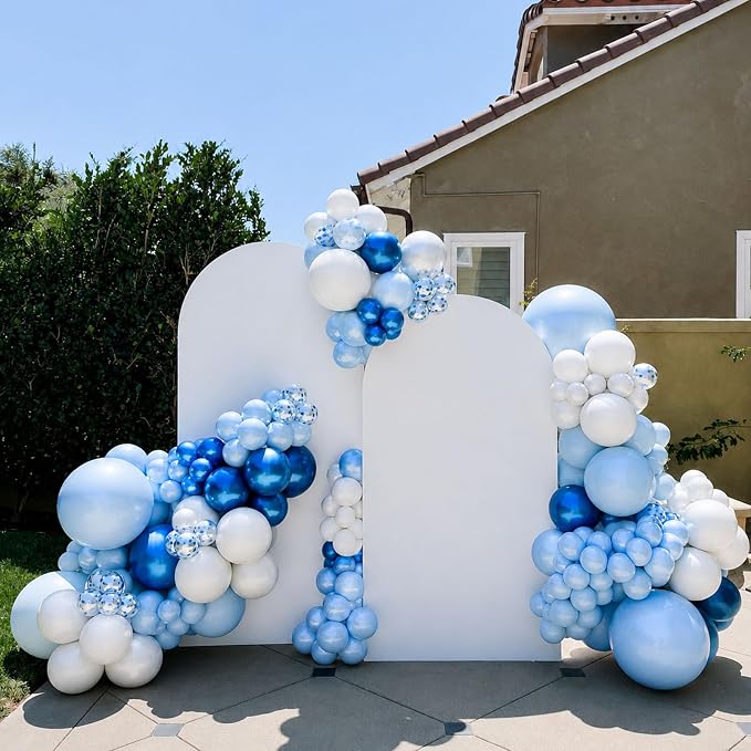 Blue Balloons Arch Kit for Baby Shower Birthday Party Decorations | 140Pcs - Image 6