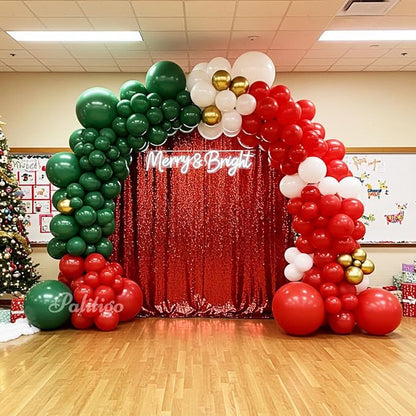 Christmas Balloon Arch Kit, 12 and 18 in Sizes, Christmas Party Decorations - Image 9
