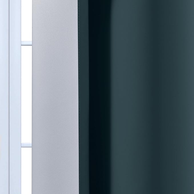 Yakamok Ombre Curtains Stone Blue and Greyish White - Image 6
