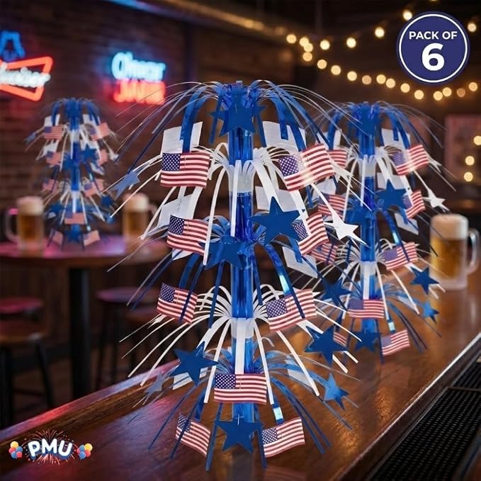 PMU 6 Pcs 21 Inch Patriotic Centerpieces - Image 4