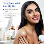 HIQILI Vanilla Essential Oil, Undiluted Natural Strong Fragrance Add in Skin Perfume, Unscented Lotion, Candle Soap Making Scent, Relax at Home with Diffuse Warm Sweet Aroma -100ML