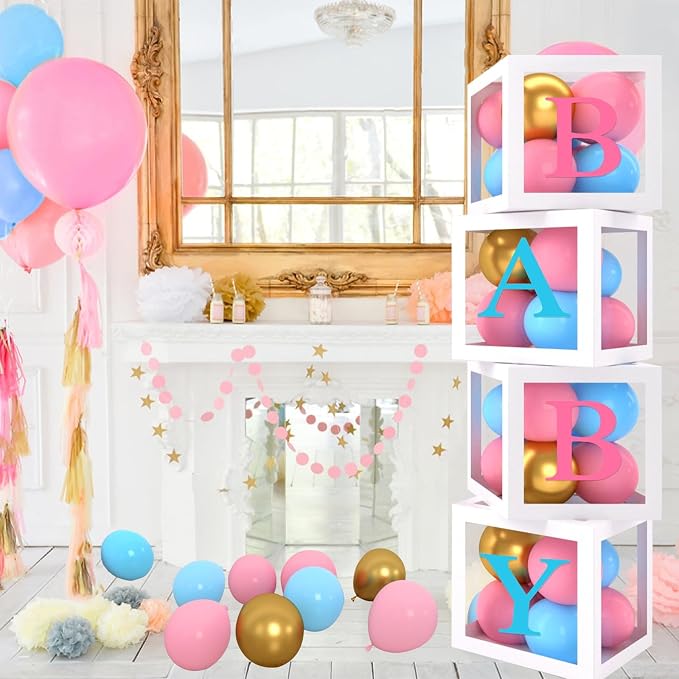 Frigg Pink Blue Gender Reveal Decorations | Balloon Arch Garland Kits, Backdrop - Image 6