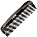 Kent 12T G Wide Tooth Detangling Comb - Handmade Pocket Comb for Thick, Curly, Wavy Hair - Large Tooth Hair and Beard Grooming Comb - Saw-Cut and Hand Polished