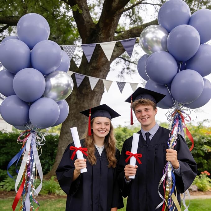 110pcs Dusty Blue Balloon 12 Inch - Image 7