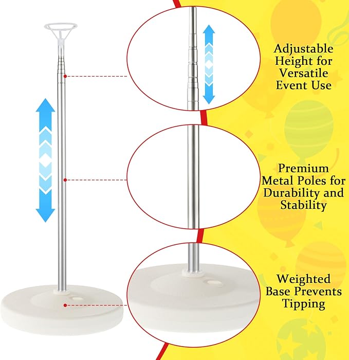 Carnival Balloon Column Stand Kit Carnival Theme Party Decorations - Image 3
