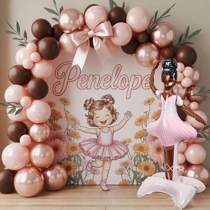 49" Large Ballerina Balloons for Party Decorations, Giant Self Standing - Image 7