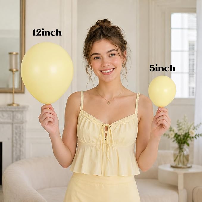 Pastel Yellow Balloons - Image 6