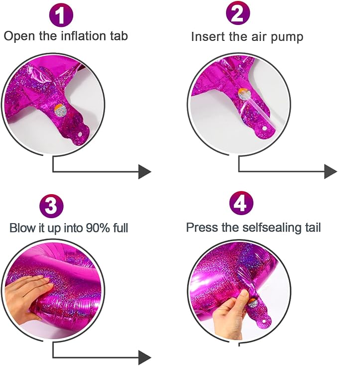 Laser Hot Pink 6 Balloon - Image 6