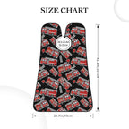 Waterproof Beard Trimming Bib, Non-Stick Hair Catcher for Men Shaving, Grooming Apron for Husband Dad, Cute Cartoon Fire Truck Shave Bib