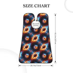 Professional Beard Bib, Non-Stick Hair Catcher Apron Waterproof, Shaving Grooming Essential for Men Dad, Space Ice and Fire American Football Shave Bib