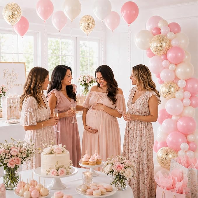 Pink and Gold Balloons - Image 6