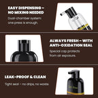 Instant Dark Brown Hair Dye Shampoo for Women, Hair Color Shampoo for Gray Hair, 3 in 1-100% Gray Coverage - Natural Plant Ingredients, 16.9OZ/500ML