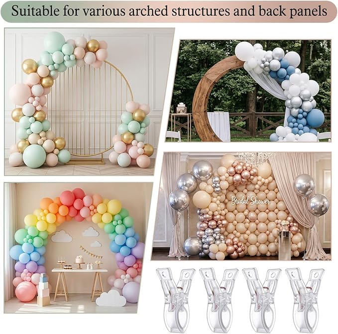 10 Pcs Balloon Arch Clips, 2.5 Inch Clips - Image 4