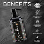 MOEHAIR Semi-Permanent Hair Color | Black Hair Dye 8 Oz | Temporary Hair Dye for Dark Hair | Voodoo Majestic Black Hair Color No Ammonia, Sulfate & Paraben | Vegan & Cruelty-Free | Drip-Free & Creamy