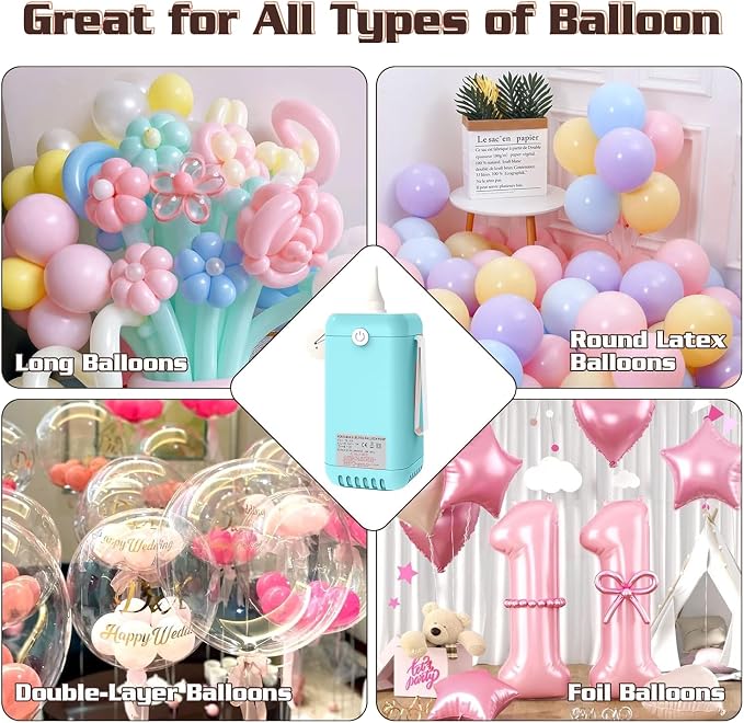 Bygons Electric Portable Balloon Pump Blower Inflator - Image 7