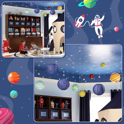 3pcs Galaxy Paper Lanterns - Image 5