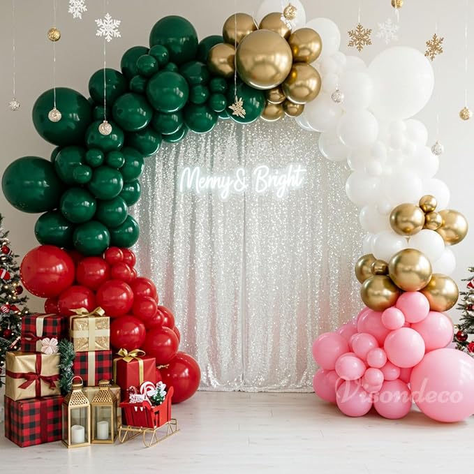 Christmas Balloon Arch Kit - Image 9