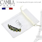 Camila Paris CP3298 French Hair Barrette Clip for Girls for Thick Curly Wavy Long Hair, Strong Hold Grip Hair Clips for Women, Automatic, No Slip Durable Styling Girls Hair Accessories, Made in France