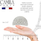 Camila Paris CP3203 French Hair Clip for Women With Thick, Long, Curly, or Wavy Hair - Girls Claw Jaw Clips, Durable Styling Big Claw for Strong Hold, No Slip Grip - Made in France