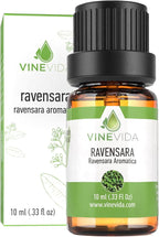 VINEVIDA Ravensara Essential Oil - Undiluted Ravensara Candle Oil Scent - DIY Candle Scents for Candlemaking - Skin-Safe 10 mL Essential Oil for Soap Making