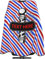 Custom Barber Cape for Men Personalized Professional Hair Cutting Cape with Text for Home Salon Barbershop