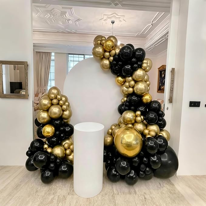 Lukiituke Black and Gold Balloons - Image 7